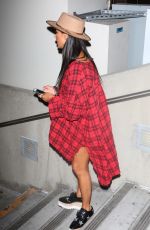 NICOLE SCHERZINGER Arrives at Ed Sheeran Concert in Los Angeles 08/11/2017