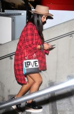 NICOLE SCHERZINGER Arrives at Ed Sheeran Concert in Los Angeles 08/11/2017
