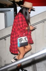 NICOLE SCHERZINGER Arrives at Ed Sheeran Concert in Los Angeles 08/11/2017