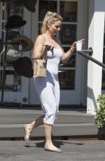 NICOLETTE SHERIDAN Out for Coffee in Calabasas 08/08/2017
