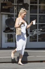 NICOLETTE SHERIDAN Out for Coffee in Calabasas 08/08/2017