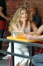 NINA AGDAL ant Tarik Sansal Preview New Romio App in New York 08/20/2017
