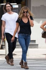 NINA AGDAL Out for Lunch at Cipriani in New York 08/23/2017
