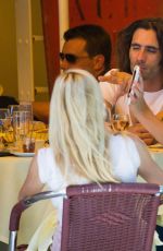 NINA AGDAL Out for Lunch at Cipriani in New York 08/23/2017