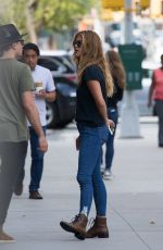 NINA AGDAL Out for Lunch at Cipriani in New York 08/23/2017