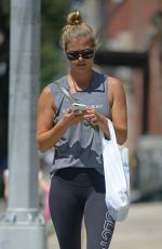 NINA AGDAL Out Shopping in New York 08/10/2017