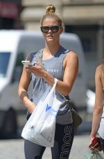 NINA AGDAL Out Shopping in New York 08/10/2017