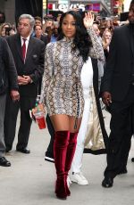NORMANI KORDEI Leaves Good Morning America in New York 08/29/2017