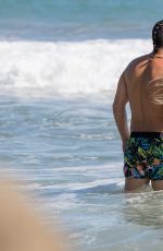 OKSANA PLATERO in Bikini at Malibu Beach 08/03/2017