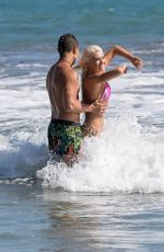 OKSANA PLATERO in Bikini at Malibu Beach 08/03/2017