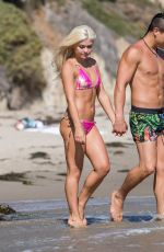 OKSANA PLATERO in Bikini at Malibu Beach 08/03/2017