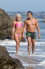 OKSANA PLATERO in Bikini at Malibu Beach 08/03/2017
