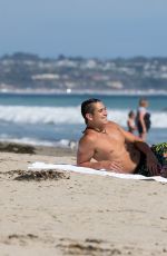 OKSANA PLATERO in Bikini at Malibu Beach 08/03/2017