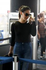 OLIVIA MUNN Arrives in Vancouver 08/08/2017