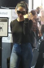 OLIVIA MUNN Arrives in Vancouver 08/08/2017