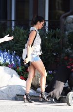 OLIVIA MUNN Arrives on the Set of The Buddy Games in Vancouver 08/14/2017