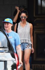 OLIVIA MUNN Arrives on the Set of The Buddy Games in Vancouver 08/14/2017