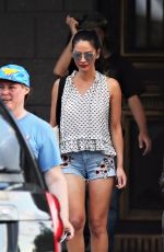 OLIVIA MUNN Arrives on the Set of The Buddy Games in Vancouver 08/14/2017