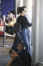 OLIVIA MUNN in Jeans at Los Angeles International Airport 08/08/2017