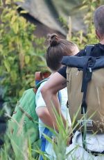 OLIVIA MUNN on the Set of Six, Season 2 at a Farm in Vancouver 08/10/2017