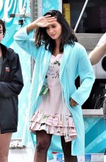 OLIVIA MUNN on the Set of The Buddy Games in Vancouver 08/16/2017