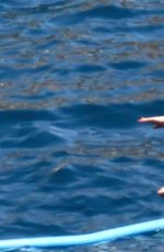 OLIVIA PALERMO in Bikini at a Boat in Capri 08/13/2017