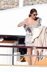 OLIVIA PALERMO in Bikini at a Boat in Capri 08/13/2017