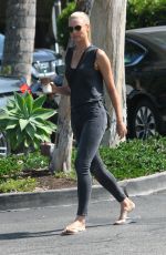 PAIGE BUTCHER Out for a Coffee in Beverly Hills 08/21/2017