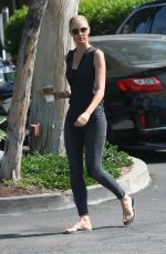 PAIGE BUTCHER Out for a Coffee in Beverly Hills 08/21/2017