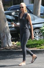 PAIGE BUTCHER Out for a Coffee in Beverly Hills 08/21/2017