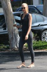 PAIGE BUTCHER Out for a Coffee in Beverly Hills 08/21/2017