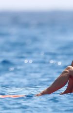 PAMELA ANDERSON in Bikini at a Yacht in French Riviera 08/04/2017