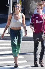 PARIS JACKSON at Tattoo Mania in Hollywood 07/30/2017