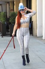 PHOEBE PRICE Out Shopping in Beverly Hills 08/24/2017