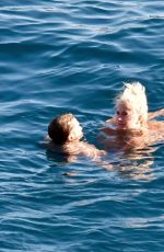 PIXIE LOTT in Bikini at a Boat in Italy 08/15/2017