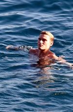 PIXIE LOTT in Bikini at a Boat in Italy 08/15/2017
