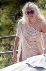PIXIE LOTT in Knitted Mesh Top in Capri 08/16/2017