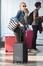 POM KLEMENTIEFF at JFK Airport in New York 08/21/2017