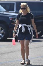 Pregnant HEIDI MONTAG at Church Service in Los Angeles 08/13/2017