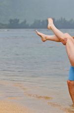 Pregnant HEIDI MONTAG in Bikini at a Beach in Hawaii 08/09/2017
