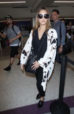 Pregnant JESSICA ALBA at LAX Airport in Los Angeles 08/30/2017