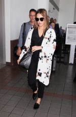 Pregnant JESSICA ALBA at LAX Airport in Los Angeles 08/30/2017