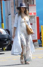 Pregnant JESSICA ALBA Out in Los Angeles 08/26/2017