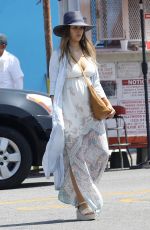 Pregnant JESSICA ALBA Out in Los Angeles 08/26/2017