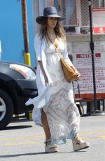 Pregnant JESSICA ALBA Out in Los Angeles 08/26/2017