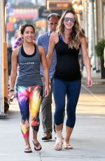 Pregnant LARA TRUMP Out Jogging in Central Park in New York 08/20/2017