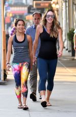 Pregnant LARA TRUMP Out Jogging in Central Park in New York 08/20/2017