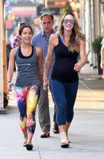 Pregnant LARA TRUMP Out Jogging in Central Park in New York 08/20/2017