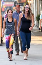 Pregnant LARA TRUMP Out Jogging in Central Park in New York 08/20/2017