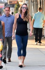 Pregnant LARA TRUMP Out Jogging in Central Park in New York 08/20/2017